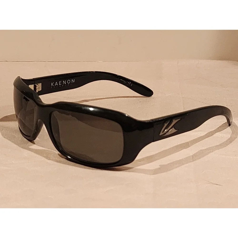 Kaenon Bolsa Black Framed Polarized‎ Sunglasses Made In Italy Mens
